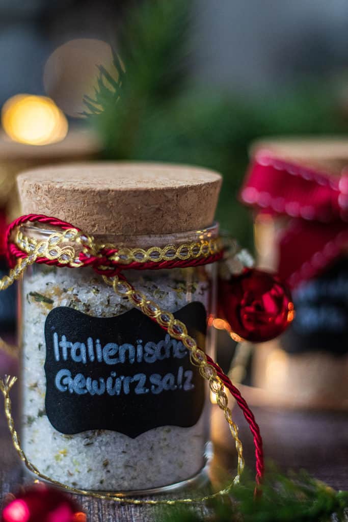 Italienisches Gew&uuml;rzsalz - einfaches Geschenk aus der K&uuml;che