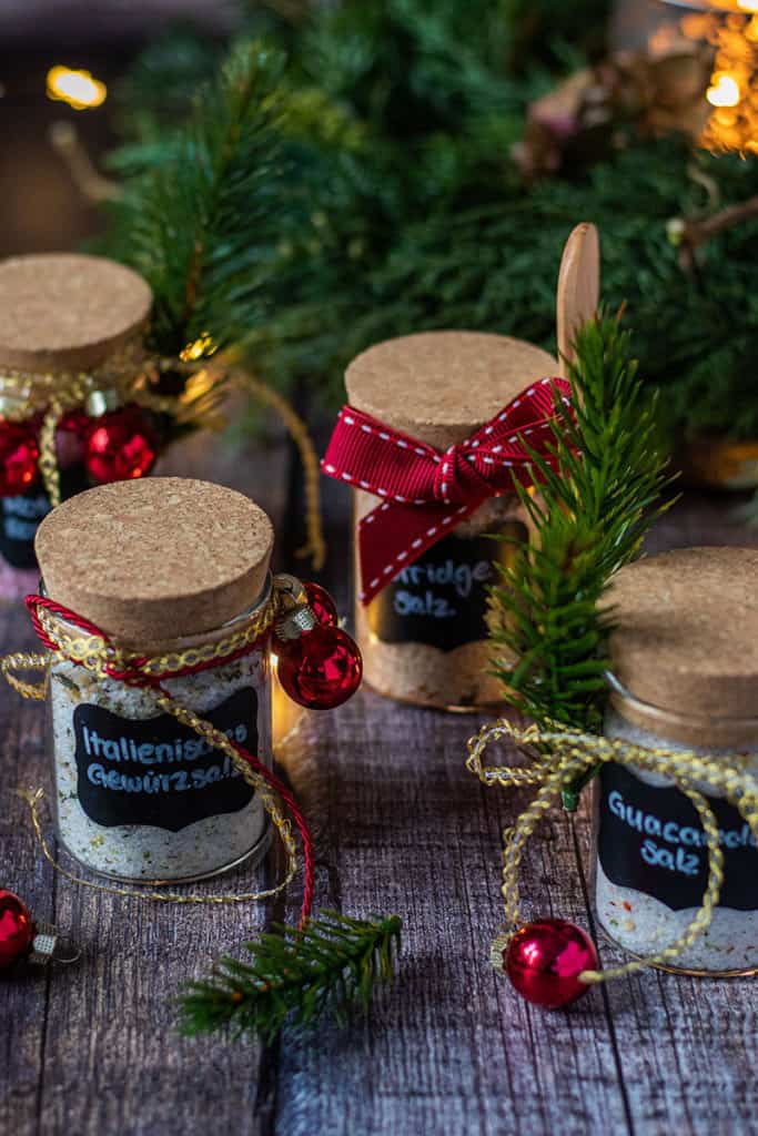 Geschenke aus der K&uuml;che - einfach Gew&uuml;rzsalze zum verschenken