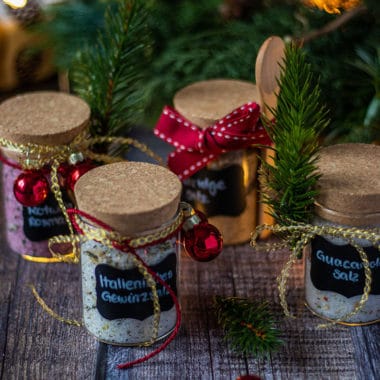 Geschenke aus der K&uuml;che - einfache Gew&uuml;rzsalze