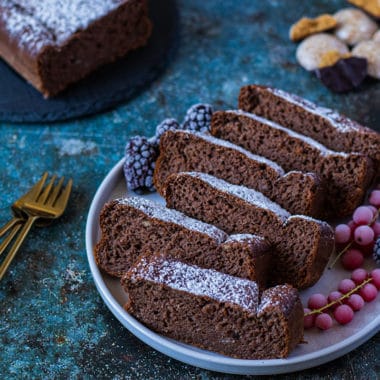 kalorienarmes Schoko Bananenbrot oder Lebkuchen Bananenbrot