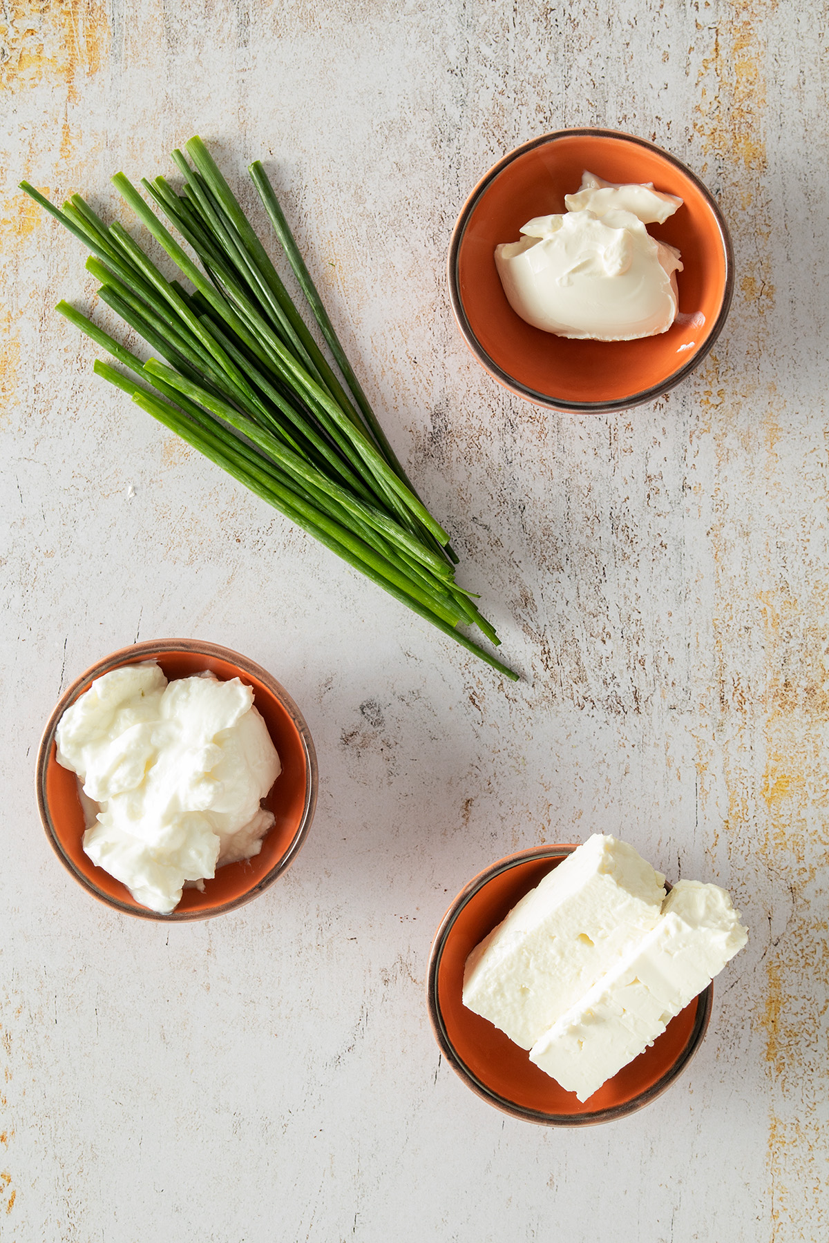 Zutaten f&uuml;r den Feta Dip.