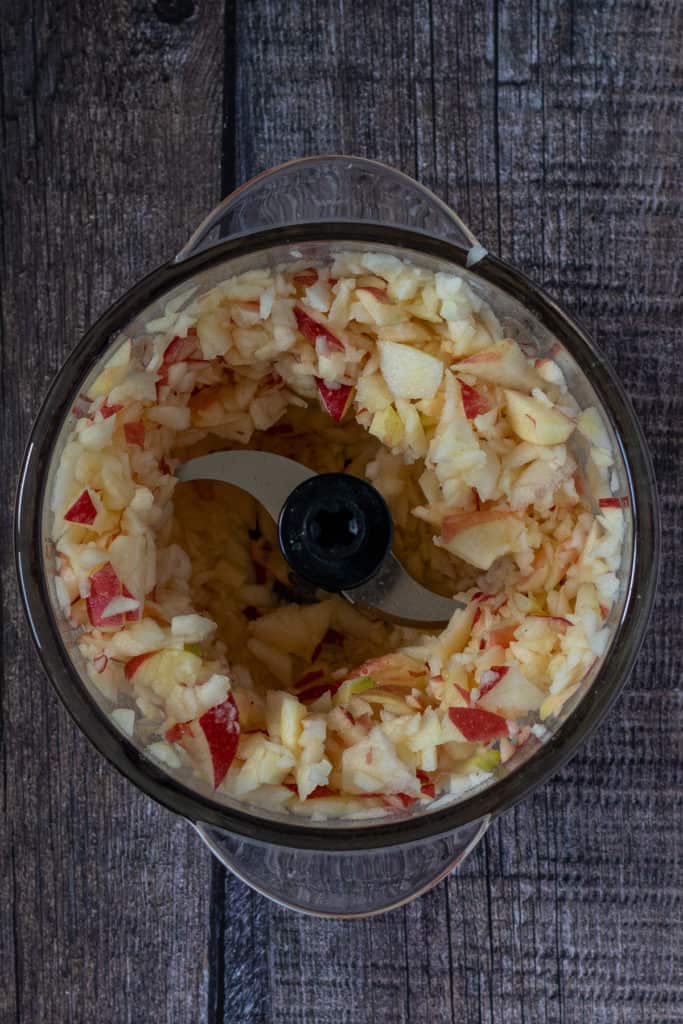 &Auml;pfel im Food Processor
